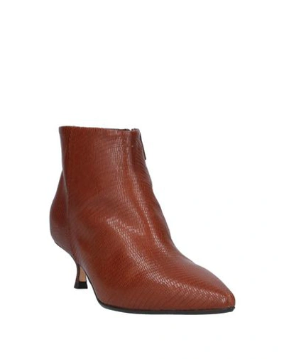 Shop Anna F Ankle Boot In Brown