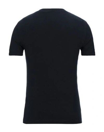 Shop Giorgio Armani T-shirts In Dark Blue