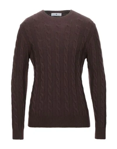 Shop Pierre Balmain Sweater In Dark Brown