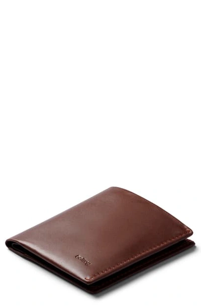 Shop Bellroy Note Sleeve Rfid Wallet In Cocoa