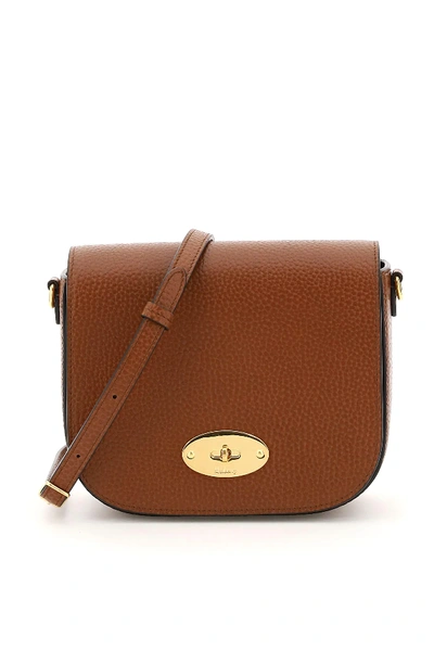 Shop Mulberry Small Darley Satchel Bag In Brown