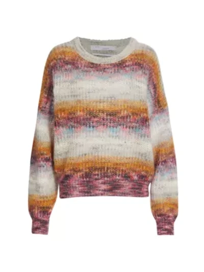 Shop Iro Maroja Dip-dye Mohair Sweater In Multi