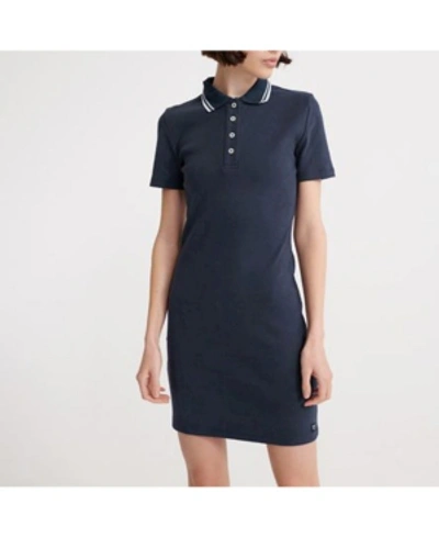 Shop Superdry Women's Polo Mini Dress In Navy