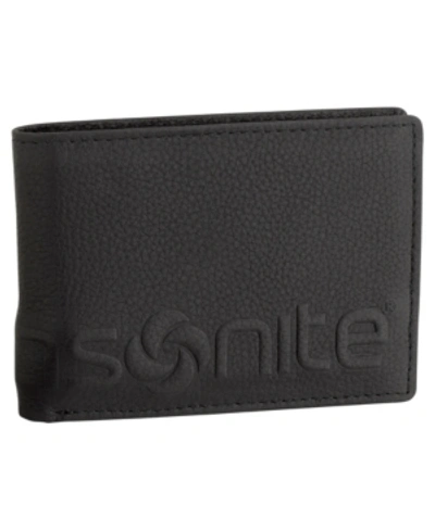 Shop Samsonite Rfid Front Pocket Slimfold Wallet In Black