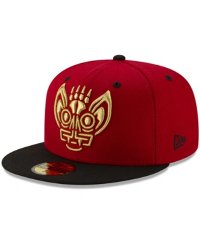 Shop New Era Louisville Bats 2020 Copa De La Diversion 59fifty-fitted Cap In Red/black