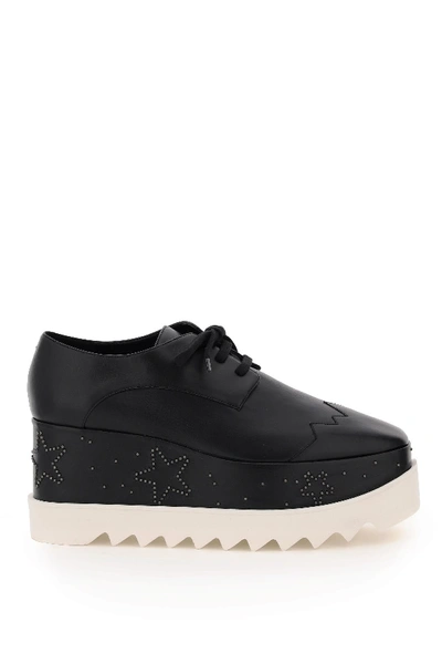 Shop Stella Mccartney Elyse Stud Star Platform Shoes In Black (black)