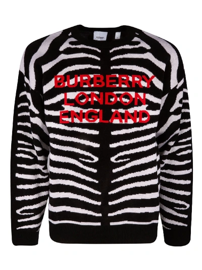 Shop Burberry Jennings Sweater In Black