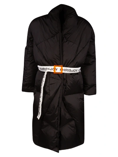 Shop Khrisjoy Robe Coat In Black
