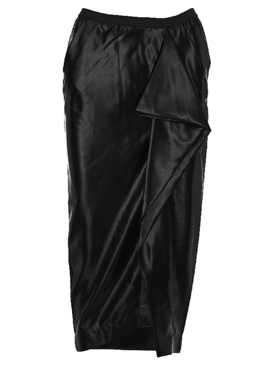 Shop Rick Owens Grace Longuette Skirt In Black