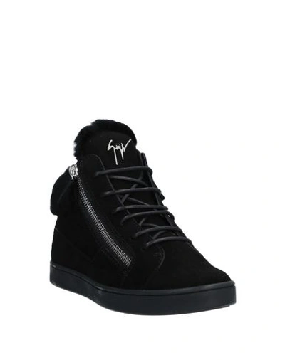 Shop Giuseppe Zanotti Sneakers In Black