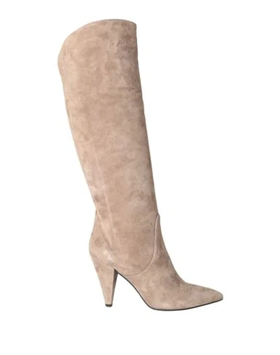 Shop Aniye By Knee Boots In Khaki