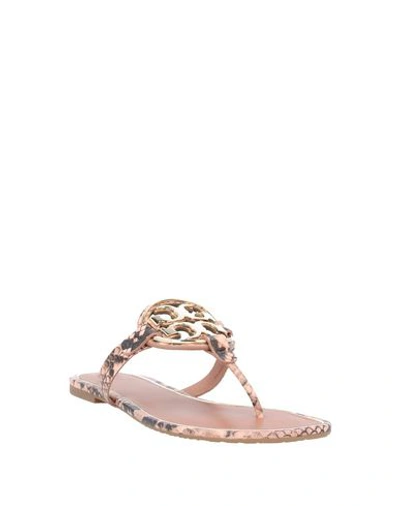 Shop Tory Burch Toe Strap Sandals In Pink