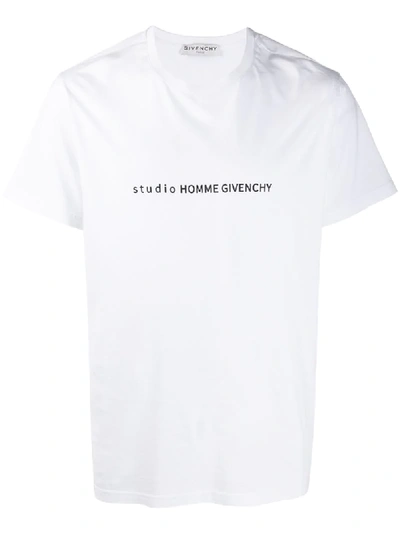 Givenchy White Cotton Reversible T-shirt | ModeSens