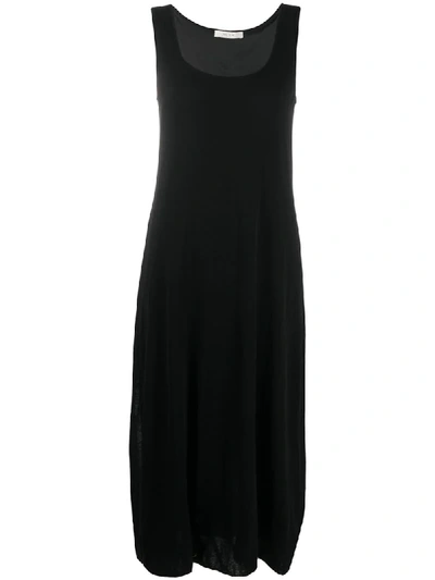 Shop The Row Partefo Cotton Midi Dress In Black