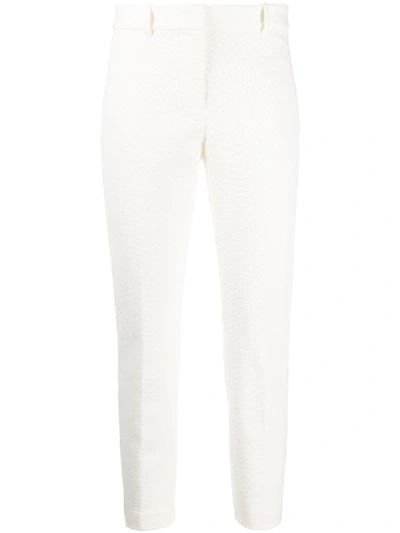 Shop Theory Ribbed Skinny Trousers In White