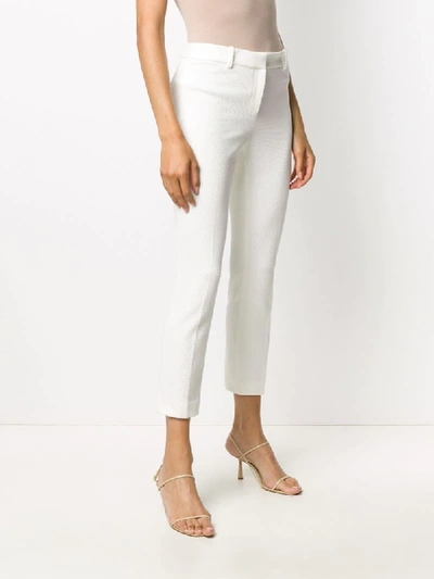 Shop Theory Ribbed Skinny Trousers In White