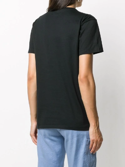 Shop Isabel Marant Étoile Short-sleeved Printed T-shirt In Black