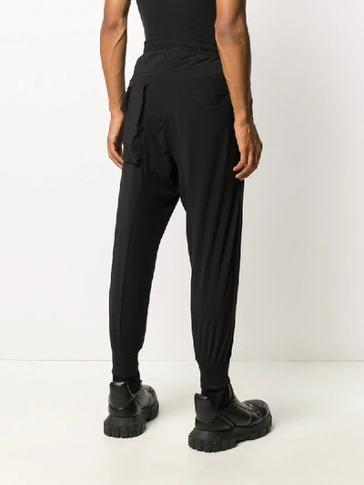 Shop Thom Krom Drop-crotch Casual Trousers In Black