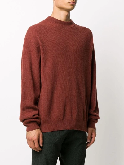 Shop Nanushka Duane Ribbed Jumper In Red