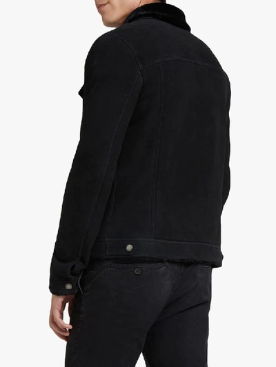 Shop Giuseppe Zanotti Quebec Leather Jacket In Black
