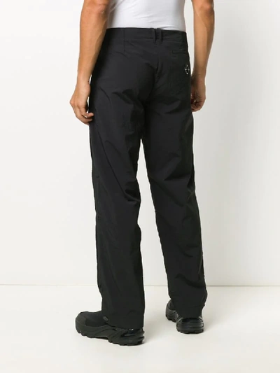 Shop A-cold-wall* Straight-leg Trousers In Black