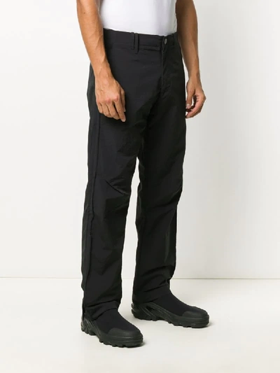 Shop A-cold-wall* Straight-leg Trousers In Black