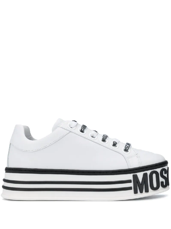 moschino platform sneakers