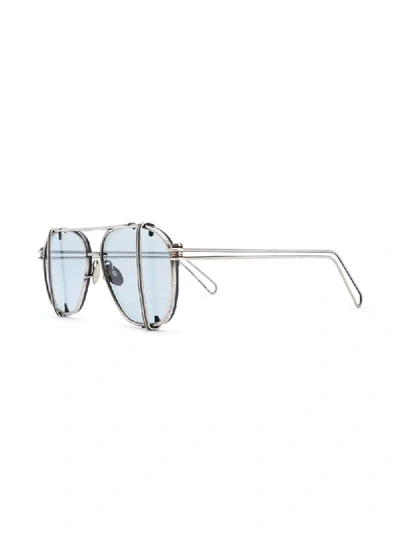 Shop Werkstatt:münchen X Boris Bidjan Saberi Sunglasses In Silver