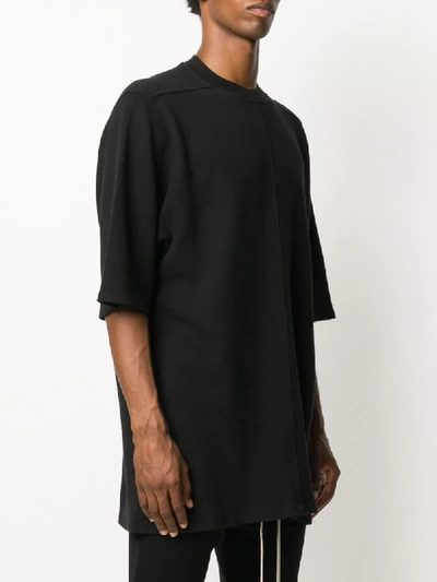 Shop Rick Owens Drkshdw Jumbo Oversized Cotton T-shirt In Black