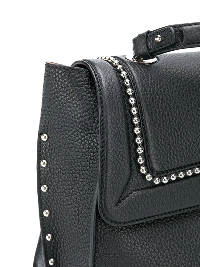 Shop Ermanno Scervino Studded-trim Tote Bag In Black