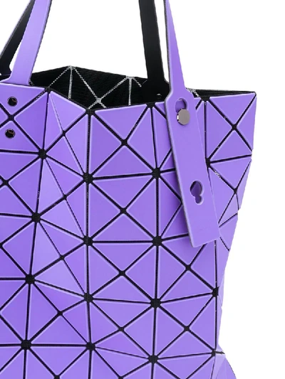Shop Issey Miyake Prism Tote Bag In Purple