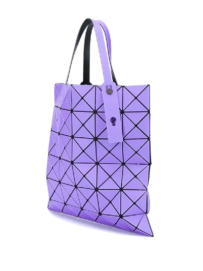 Shop Issey Miyake Prism Tote Bag In Purple