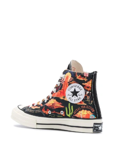 Shop Converse Twisted Resort Chuck 70 Sneakers In Black