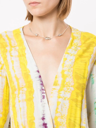 Shop Meadowlark Thea Necklace In Sterling Silver & Pearl