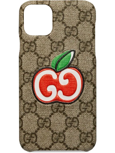 Shop Gucci Gg Apple Iphone 11 Pro Max Case In Neutrals