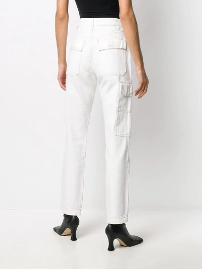 Shop Slvrlake Slim-fit Jeans In White