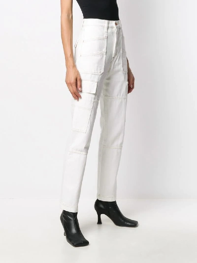 Shop Slvrlake Slim-fit Jeans In White