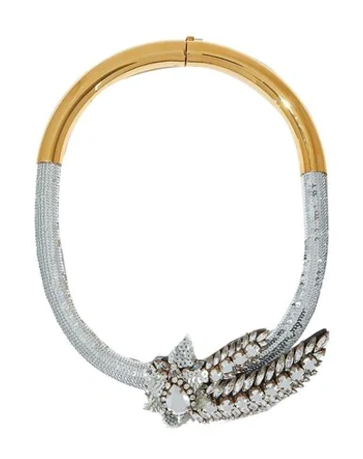 Shop Shourouk Necklaces In Gold