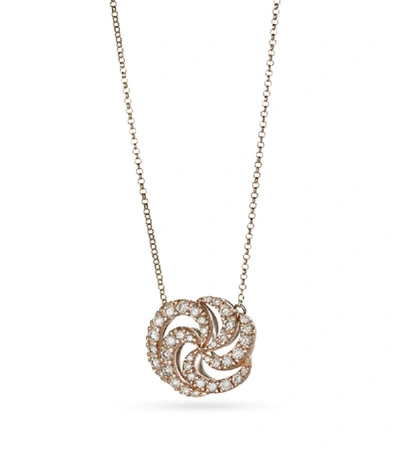 Shop Hstern Noble Gold And Diamond Iris Pendant Necklace