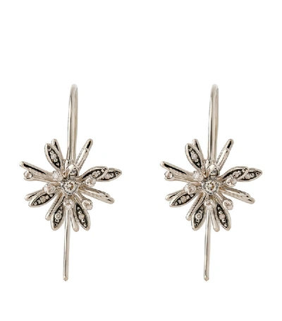 Shop Hstern Noble Gold And Diamond Flow By  Earrings