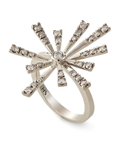 Shop Hstern Noble Gold And Diamond Flow By  Ring