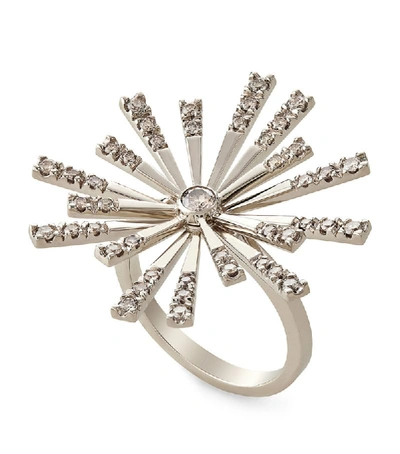 Shop Hstern Noble Gold And Diamond Flow By  Ring