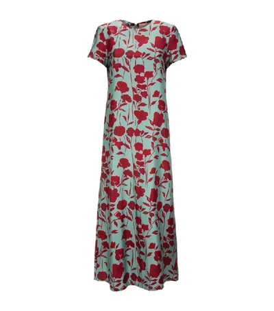 Shop La Doublej Floral Swing Maxi Dress