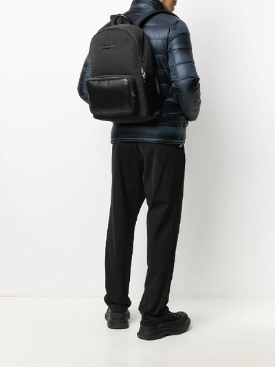 Shop Emporio Armani Large Backpack In Black