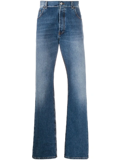 Shop Balenciaga Denim Cotton Jeans In Blue