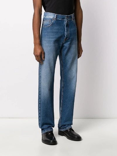 Shop Balenciaga Denim Cotton Jeans In Blue