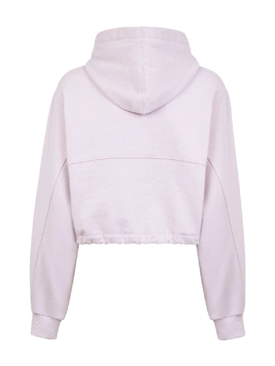 Shop Fendi Cotton Sweatshirt In Pink