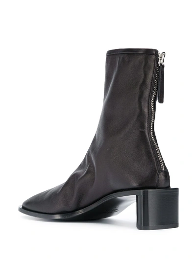 Shop Acne Studios Leather Boots In Black
