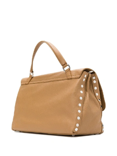 Shop Zanellato Postina Leather Handbag