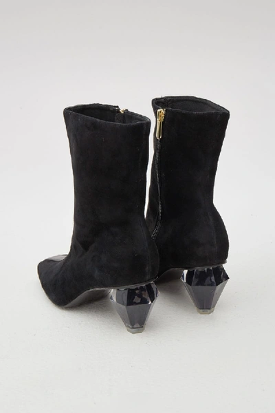Shop Jaggar Diamond Leather Boot In Black